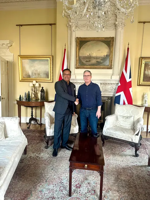 Sabbir Karim at 10 Downing Street